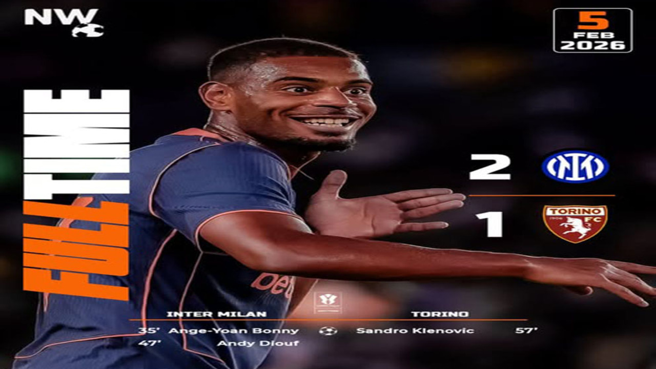 Hasil Inter Vs Torino 2-1: Inter Milan ke Semifinal Coppa Italia.