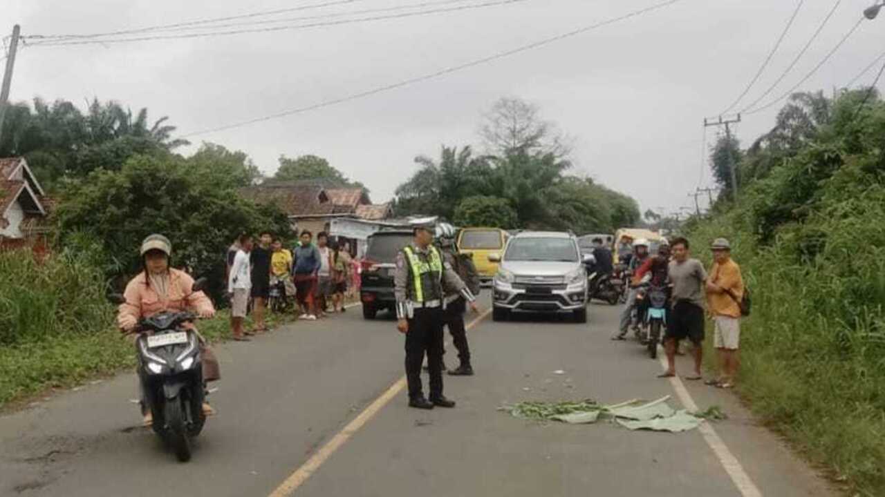 Kecelakaan Maut di Jalan Lintas Sumatera : Satu Pelajar Tewas Tragis, Satu Luka-luka