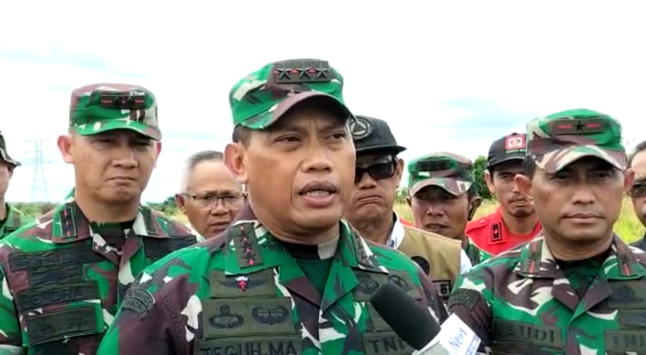 Danpusterad Minta Kabupaten OKI Lakukan Penanganan Karhutla Lebih Serius