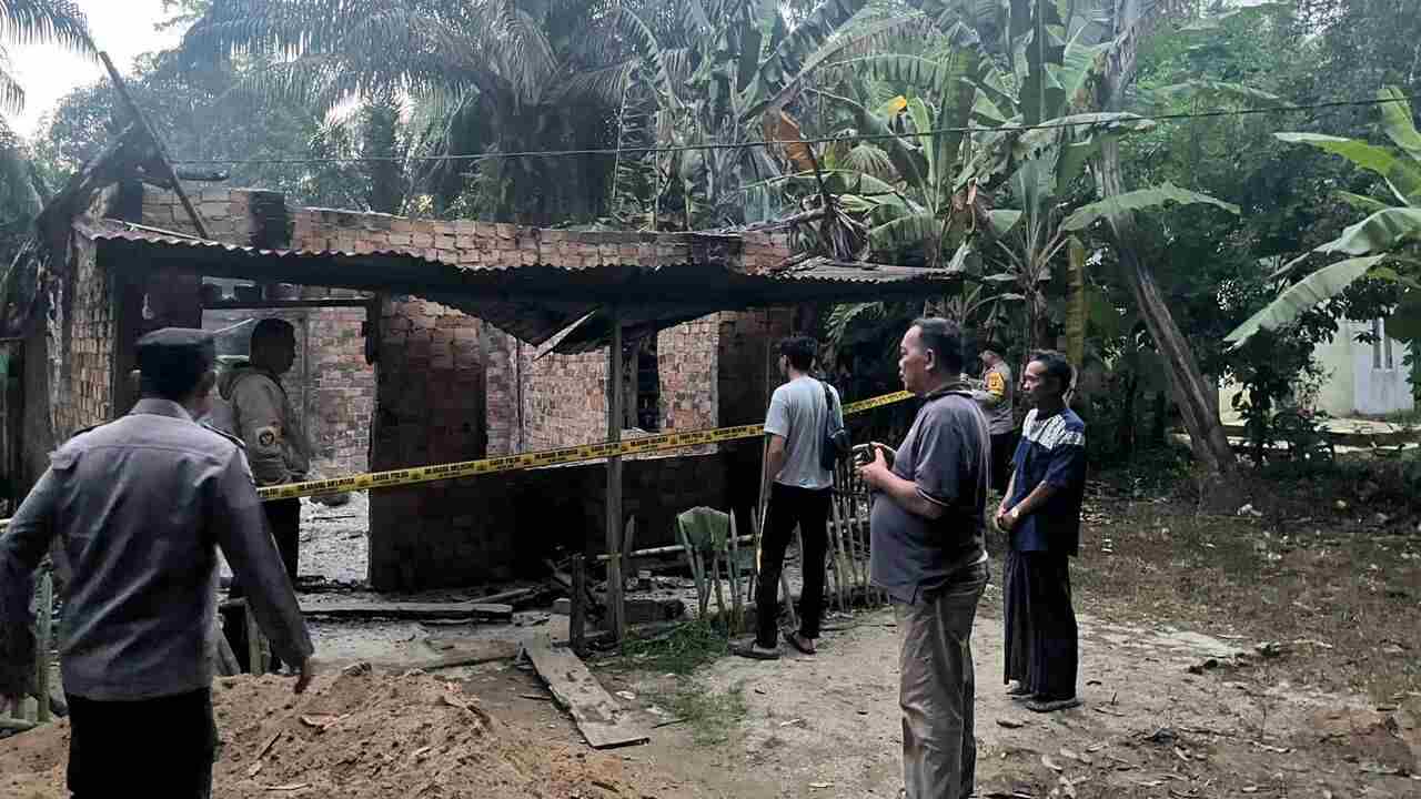 Rumah Warga di Ogan Ilir Ludes Terbakar, Diduga Akibat Korsleting Listrik