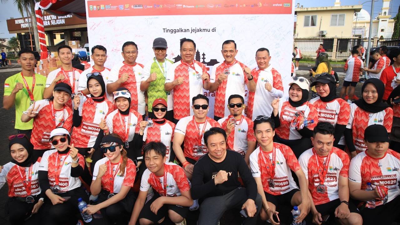 Buka Musi Runner 5K, Wagub Cik Ujang: Ini Ajang Pencarian Bibit Pelari Untuk Mengharumkan Sumsel di Kancah Nas