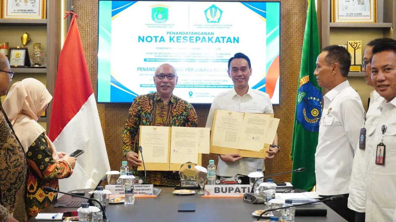 Pemkab OKI dan DJKN Sepakati Optimalisasi Aset dan Piutang Daerah