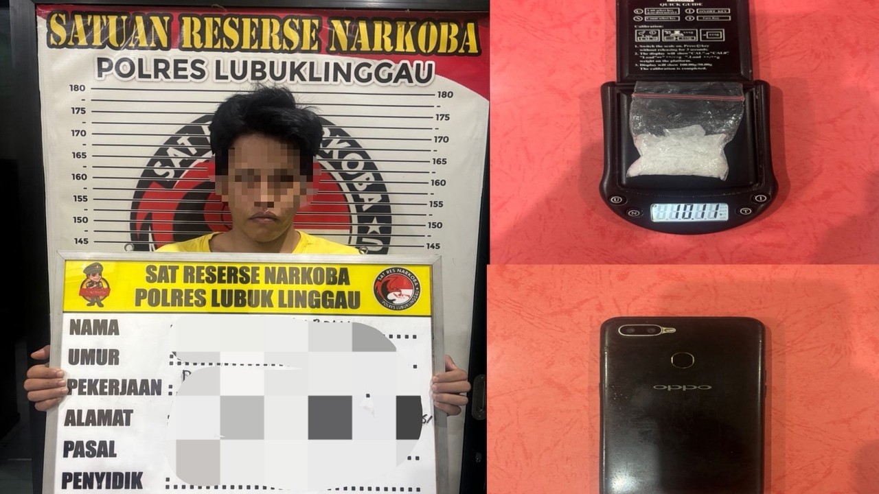 Pengecer Narkoba Lintas Provinsi Diciduk di Lubuklinggau