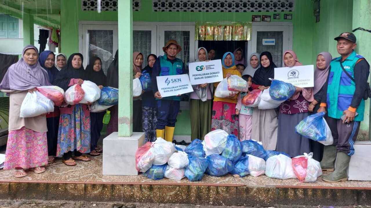 SKN Kembali Berangkatkan Perwakilan Salurkan Donasi ke Lokasi Bencana di Sumatra