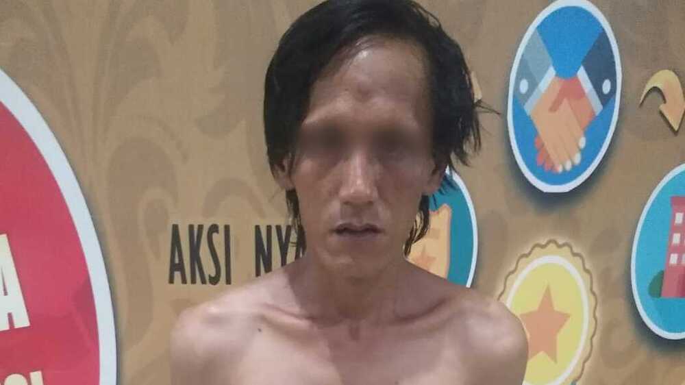 Terekam CCTV Curi HP Milik Pedagang Sate, Seorang Pemuda di Prabumulih Terpaksa Tidur di Hotel Prodeo