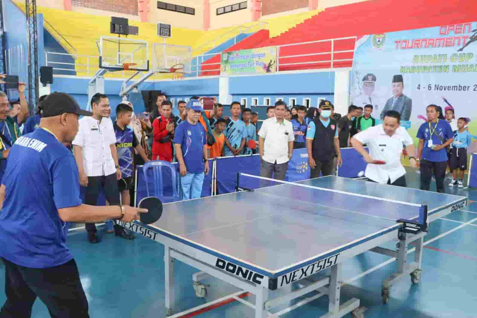 Atlet Tenis Meja Muara Enim Targetkan Tiga Medali Emas Porprov di Lahat