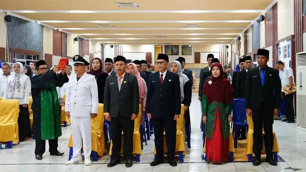 Walikota Prabumulih H Arlan Lantik 20 Pejabat Eselon III dan IV, Ini Daftar Lengkap Namanya