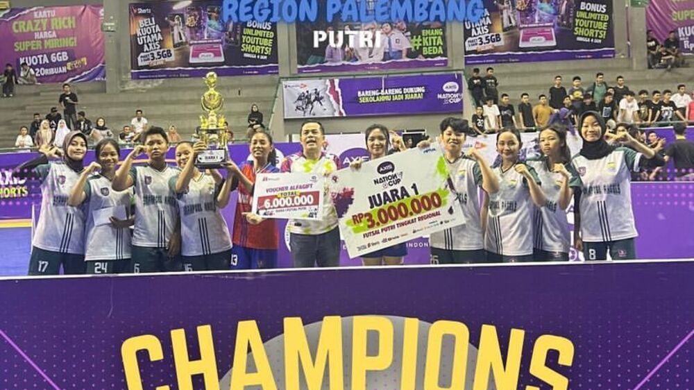 Tim Futsal Putri SMA Negeri 10 Palembang Siap Mengguncang AXIS Nation Cup 2024