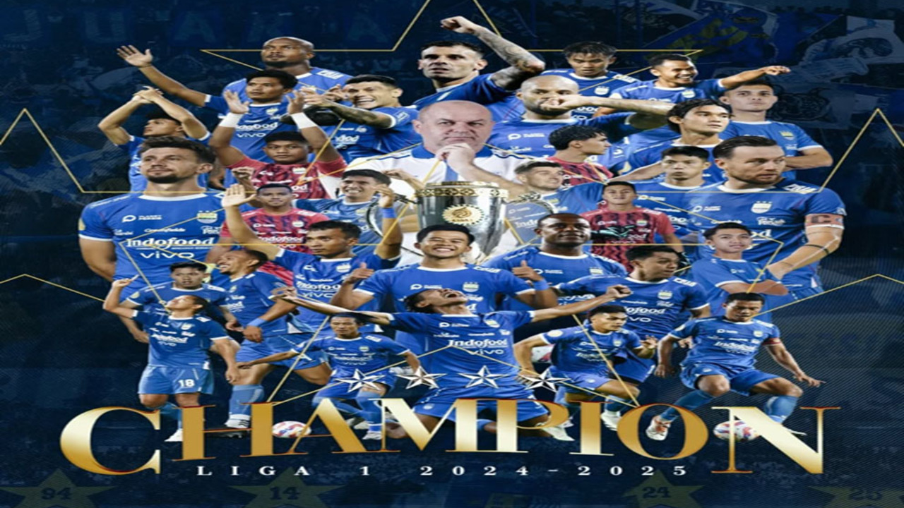 Persib Bandung Resmi Juara Liga 1 2024/2025,Gelar Ke-9!