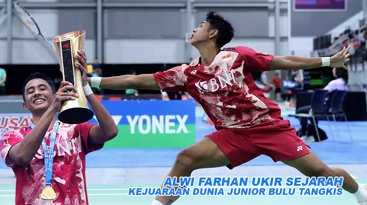 DISOROT BWF!! Alwi Farhan Ukir Sejarah di Kejuaraan Dunia Junior 2023