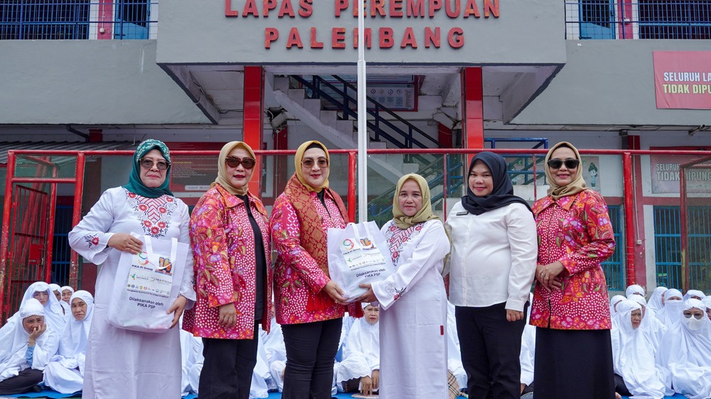 Menjelang HUT, PIKA PSP Tebar Manfaat di Lapas Kelas II Palembang 