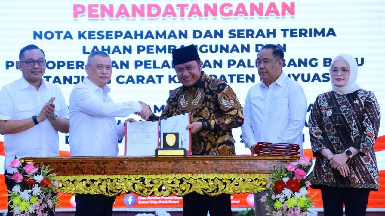 Pelabuhan Tanjung Carat Jadi Babak Baru Ekonomi Sumsel, Herman Deru Tegaskan Komitmen Pemerintah Daerah