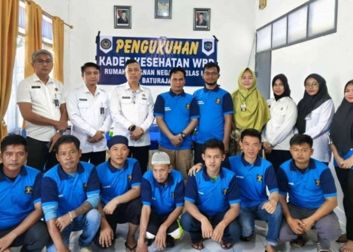 Rutan Baturaja Kukuhkan Kader Kesehatan