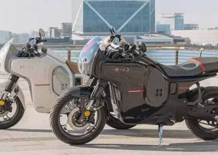 Wuyang Honda E-VO, Motor Listrik Bergaya Café Racer dengan Jarak Tempuh 170 KM! 