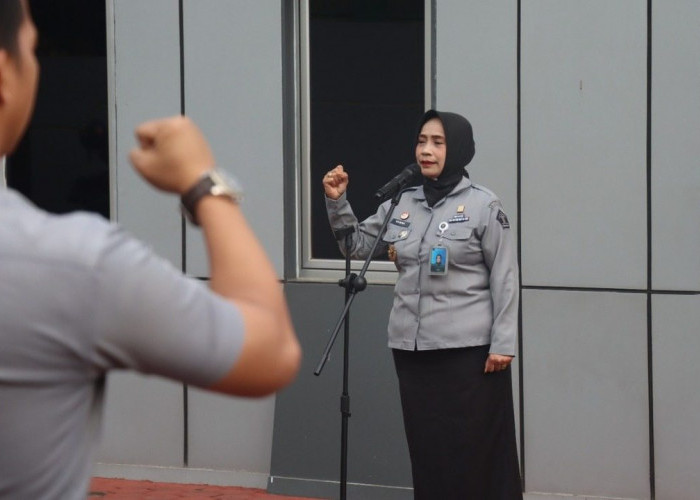 Perkuat Budaya Kerja dan Akuntabilitas Kinerja, Apel Pagi Kemenkum Sumsel Disiplin dan Kesiapan Data Dukung