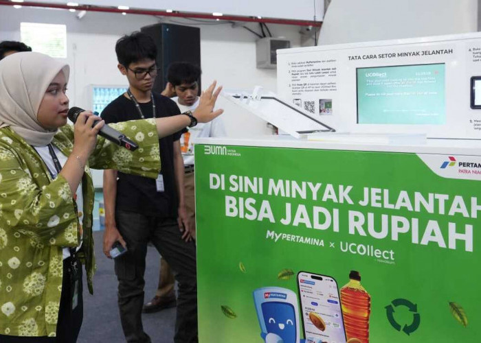 Tukar Minyak Jelantah dengan Rupiah : Pertama di Palembang, UCOllect Box Tersedia di Komperta Kilang Pertamina