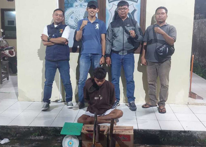 Bobol Warung Bawa Kabur Senapan Angin dan Timbangan, Pria di Prabumulih Diringkus Polisi