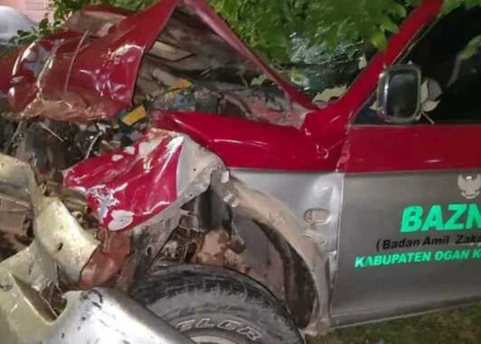 Ketua Baznas OKI Tewas dalam Kecelakaan Maut di Jalintim Indralaya, Diduga Sopir Truk Mengantuk