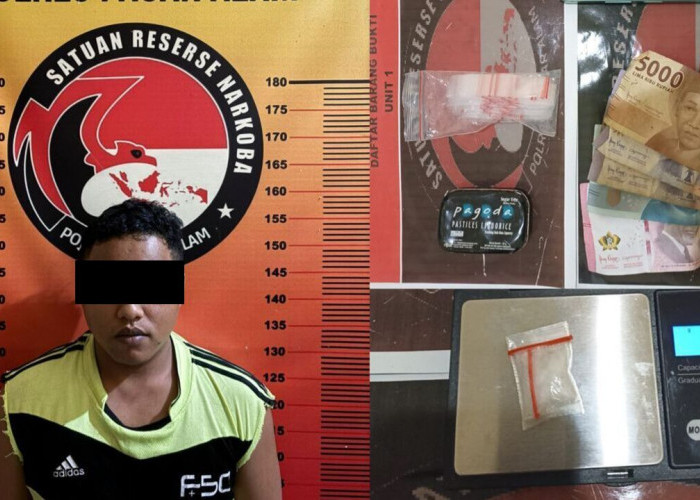 Satu Malam Dua Pengungkapan, Polres Pagar Alam Sita Sabu dan Ganja 800 Gram