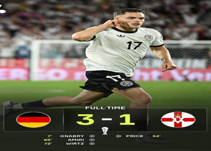 Jerman Tundukkan Irlandia Utara 3-1, Kemenangan Perdana di Kualifikasi Piala Dunia 2026