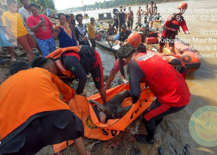 Pemuda Sekayu Tenggelam di Sungai Musi, Tim Gabungan Evakuasi Korban dalam Dua Jam