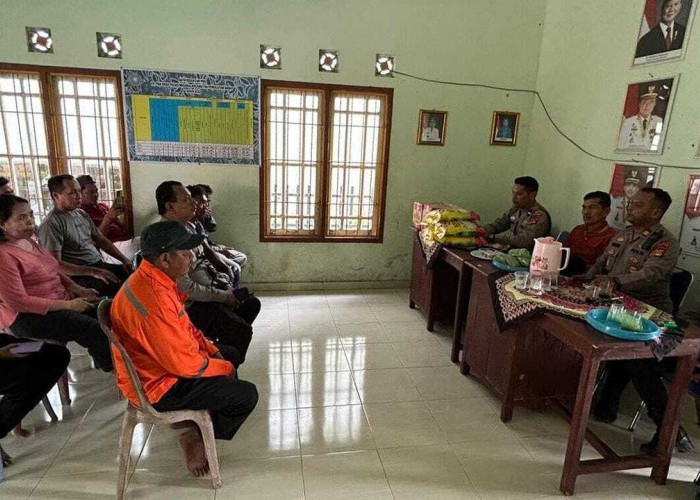 Kapolsek Pemulutan Perkuat Sinergi dengan Masyarakat Peduli Api untuk Cegah Karhutlah