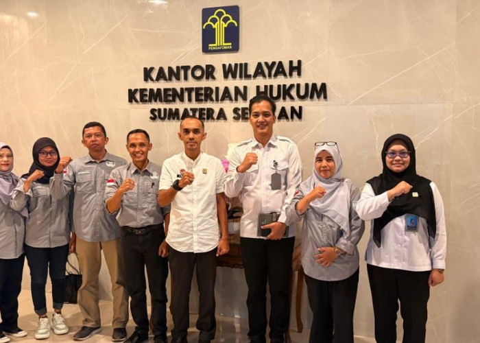 Kanwil Kemenkum Sumsel Dorong Perlindungan Merek UMKM Lahat Melalui Koordinasi dan Konsultasi Pendaftaran Mere