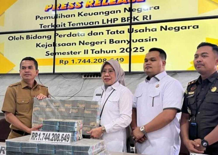 Kado Manis Akhir Tahun, Kejari Banyuasin Pulihkan Uang Negara Rp4,2 Miliar