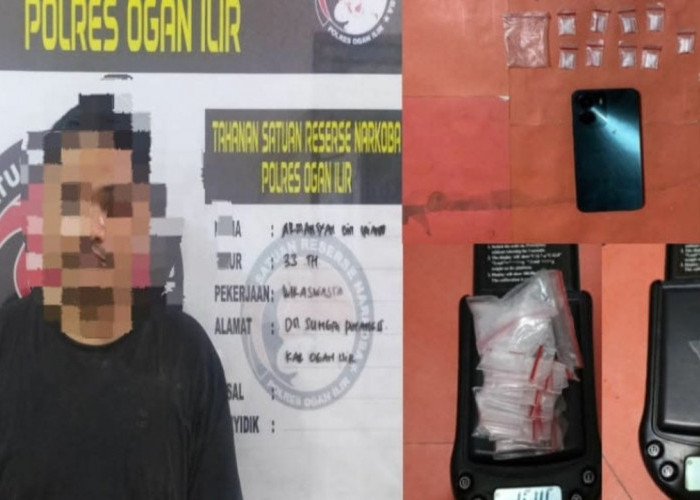 Gerebek Rumah Terduga Pengedar, Polisi Sita Sabu dan Ekstasi di Ogan Ilir