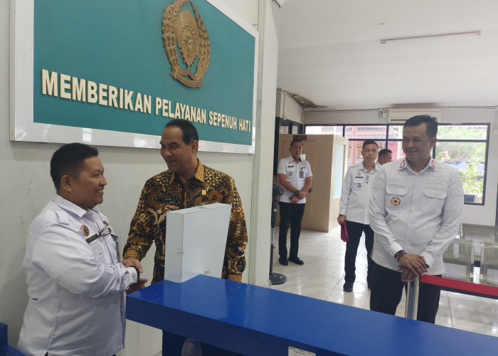 Pastikan Beri Layanan Terbaik, Kepala Kantor Wilayah Kemenkumham Sumsel Kunker ke Rutan Kelas I Palembang