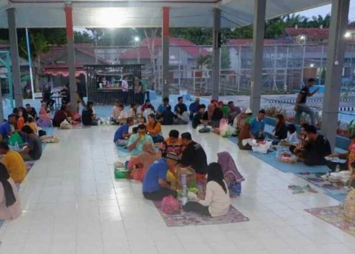 Ramadhan di Balik Jeruji, Lapas Kayuagung Gelar Buka Bersama WBP dan Keluarga 