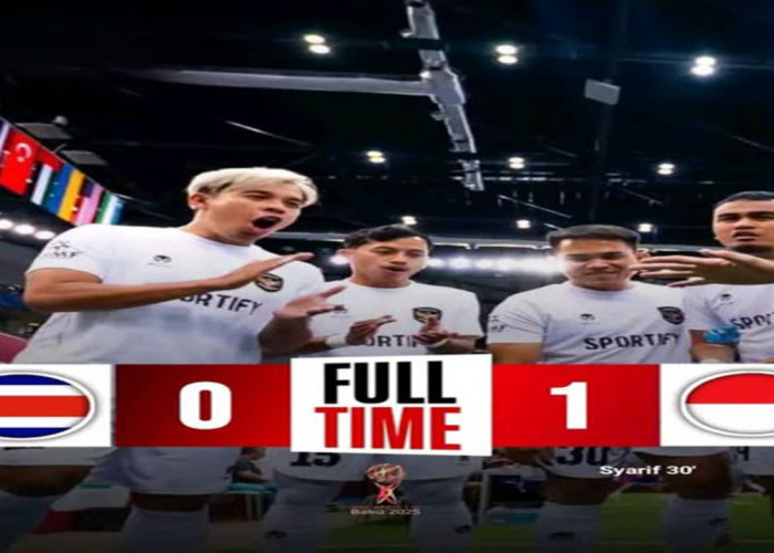 Timnas Indonesia Pimpin Grup E Usai Tundukkan Kosta Rika di Mini Football World Cup 2025
