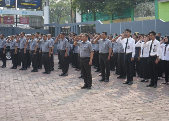 Jajaran Kemenkum Sumsel Teguhkan Integritas dan Kinerja Awali Pekan
