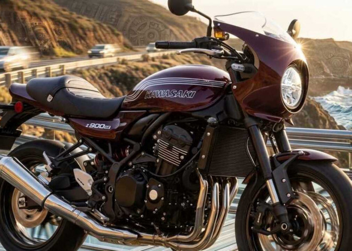 Aura Motor Legendaris Kawasaki Z900RS Cafe 2027 Tampil Makin Ganteng. 