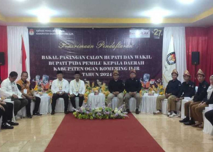 Pasangan JADI Mendaftarkan Diri, KPU OKI Nyatakan Berkas Sudah Lengkap