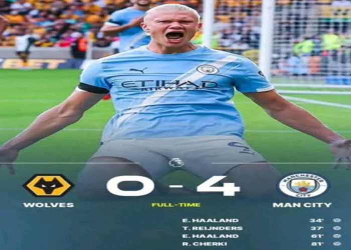 Hasil Premier League 2025: Manchester City Gasak Wolves 4-0