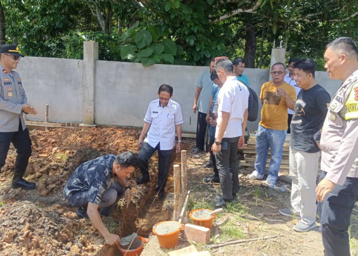 Groundbreaking Pembangunan Dapur SPPG di Babat Toman, Ini Kata Kapolsek Babat Toman
