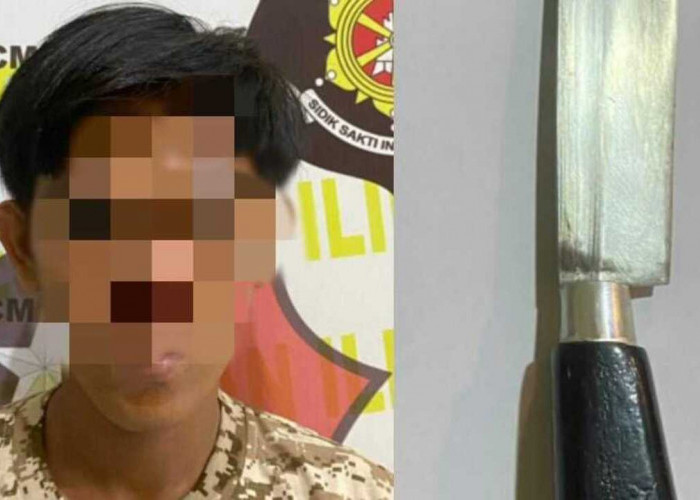 Tak Berkutik! Remaja 19 Tahun Ditangkap Polisi Saat Kedapatan Bawa Pisau Modifikasi