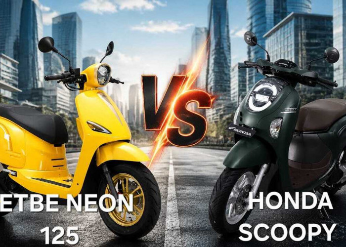 WMoto Letbe Neon 125 Tantang Honda Scoopy, Anak Muda Pilih Mana? 