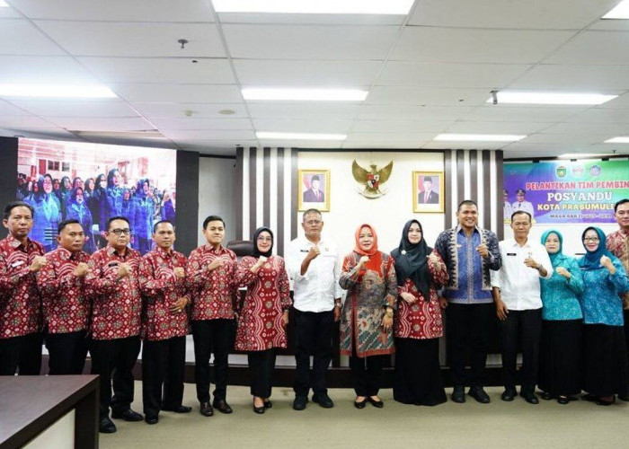 Tim Pembina Posyandu Prabumulih Resmi Dilantik, H Arlan: Posyandu Garda Terdepan