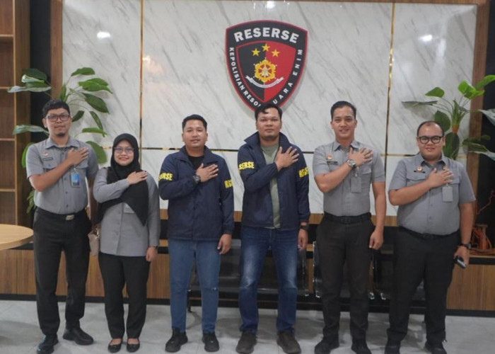 Perkuat Sinergi Penegakan Hukum Kekayaan Intelektual Kemenkum Sumsel Jalin Koordinasi dengan Polres Muara Enim