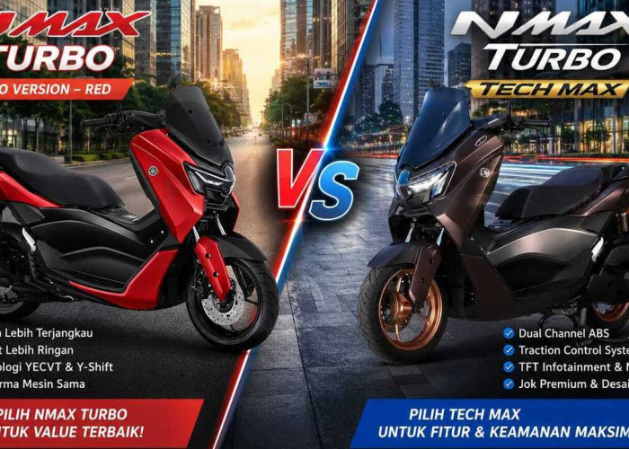 Bikin Galau Pembeli! Yamaha NMax Turbo atau Tech Max, Pilih Mana Paling Worth it?