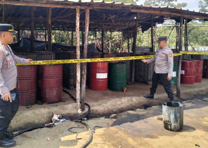 Delapan Pelaku Aktivitas Illegal Refinery Diamankan, Tiga Lokasi Penyulingan Minyak Ilegal Digerebek di Sanga 