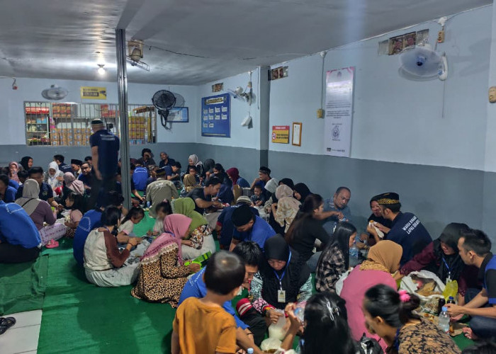  Air Mata Haru di Lapas Sekayu, Warga Binaan Nikmati Buka Puasa Bersama Keluarga