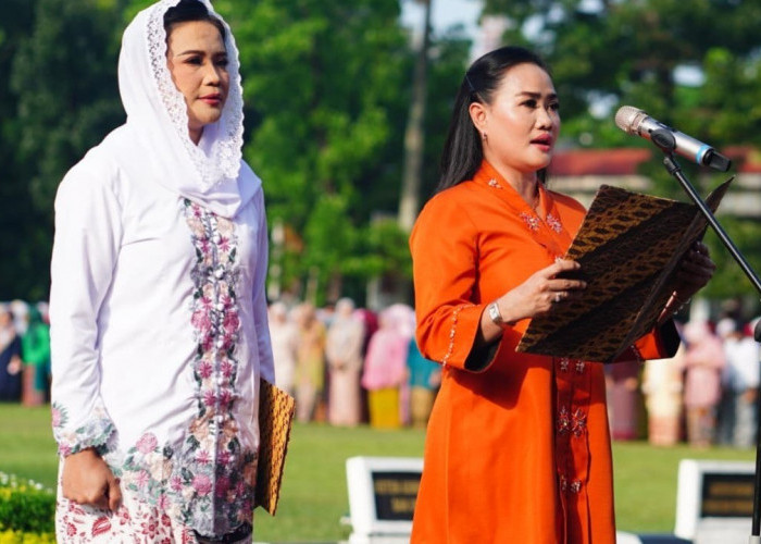 Semangat Kartini Menggelora, Sekda Sumsel  Edward Candra Pimpin Apel Gabungan Peringatan Hari Kartini 2026