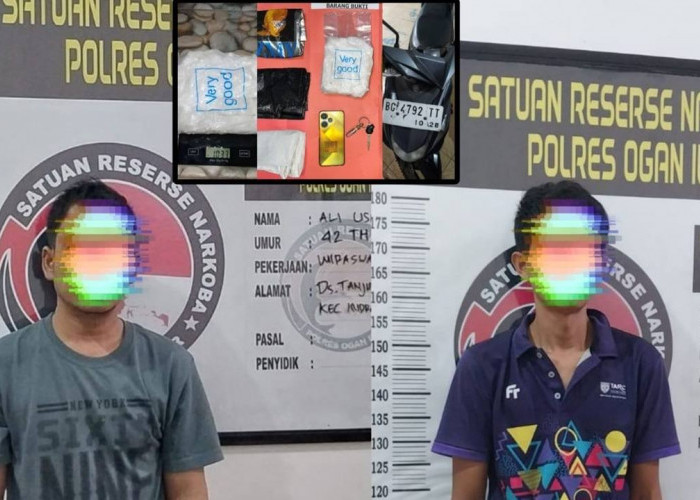 Satres Narkoba Polres Ogan Ilir Gagalkan Peredaran Sabu 1 Kg, Dua Warga Tanjung Lubuk Ditangkap
