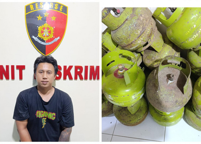 Tampung Puluhan Tabung Elpiji Curian, Warga Jalan Jend Sudirman Diciduk Polisi 