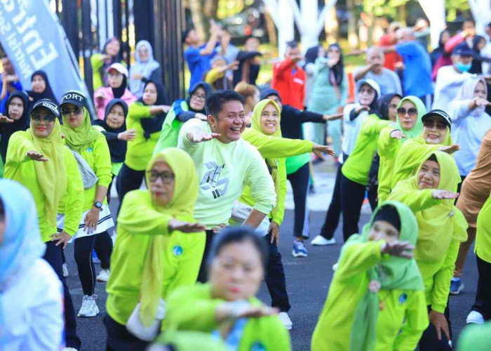 Gubernur Herman Deru Dorong Senam Osteoporosis Jadi Gerakan Massal demi Generasi Sumsel yang Lebih Sehat