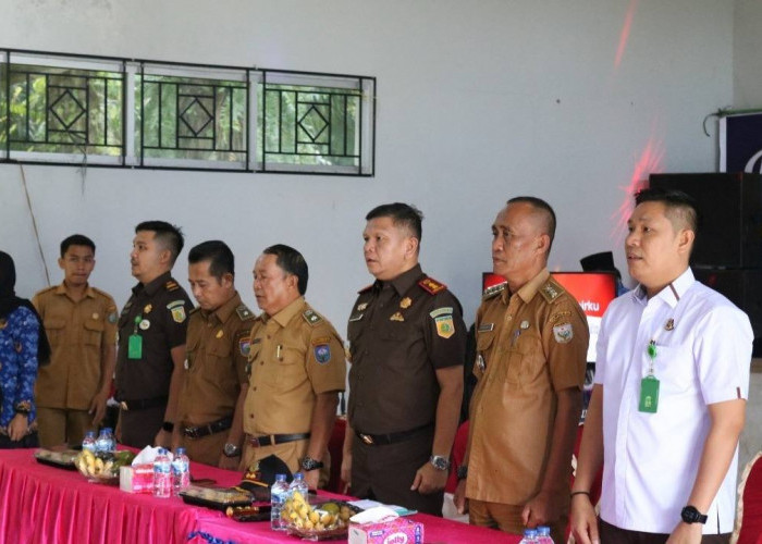 Kejari OKU Sosialisasikan Aplikasi Jaga Desa dan Saber Pungli