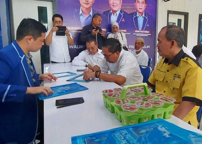 Usung Jargon ‘Prabumulih Luar Biasa’, Ketua DPD Golkar Prabumulih Daftar Bakal Calon Wako di 3 Partai